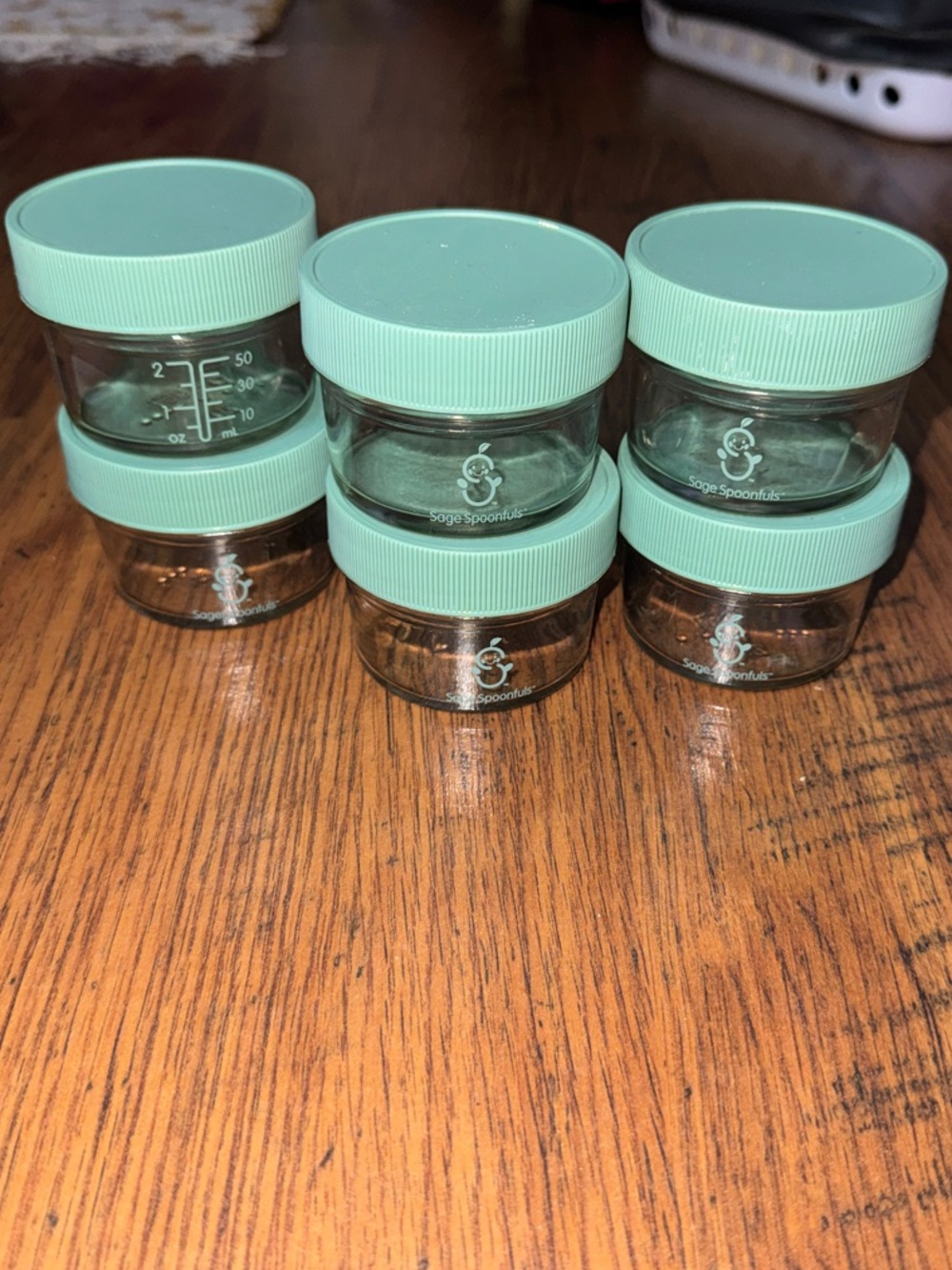 Sage Spoonfuls baby food Storage Jars - Set of 6
